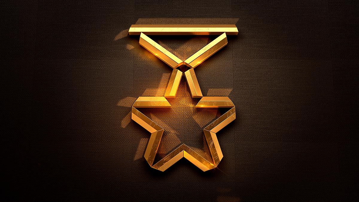 Logotype stars Victory ww2 Medal Russia24 tv Russia Moscow gold golden russian heroes VGTRK