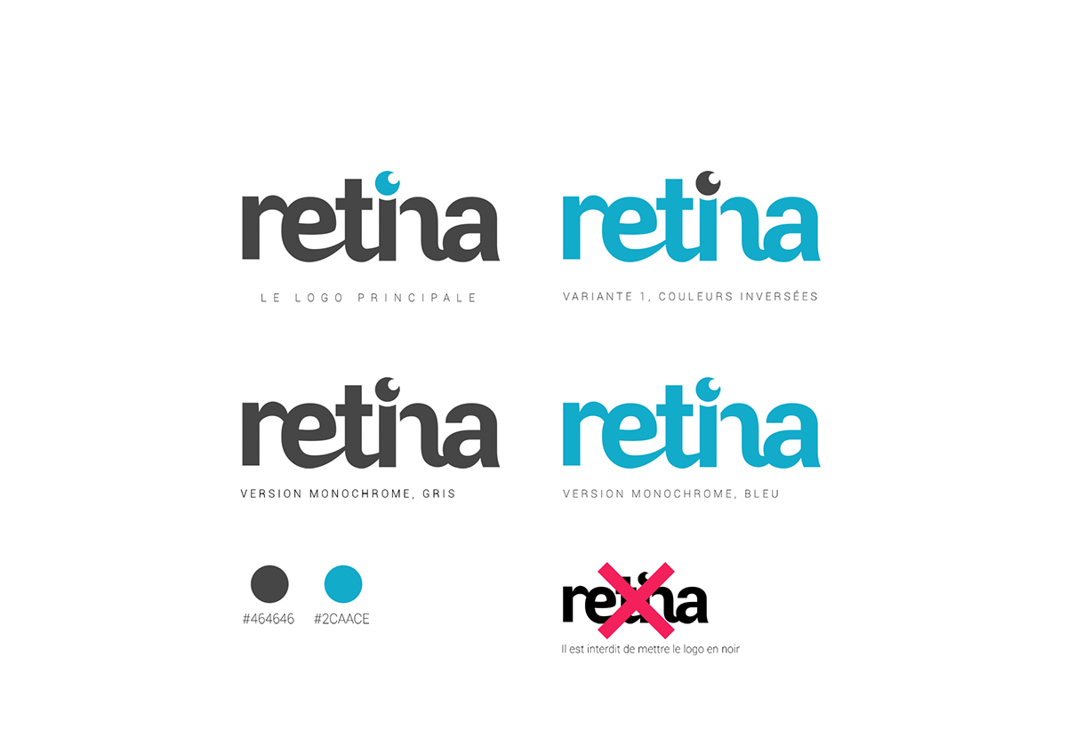 Logotype retina typo