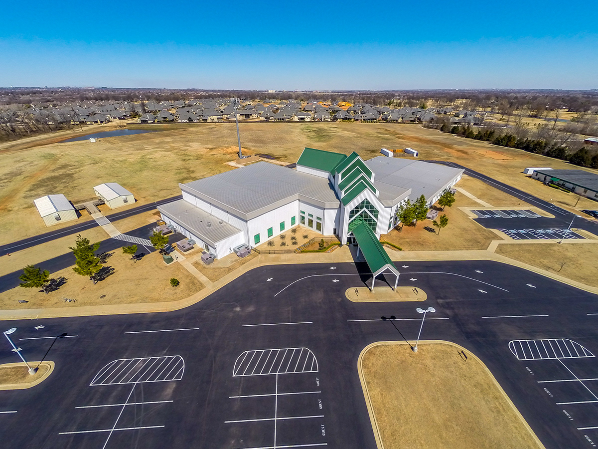 Aerial Photography church oklahoma