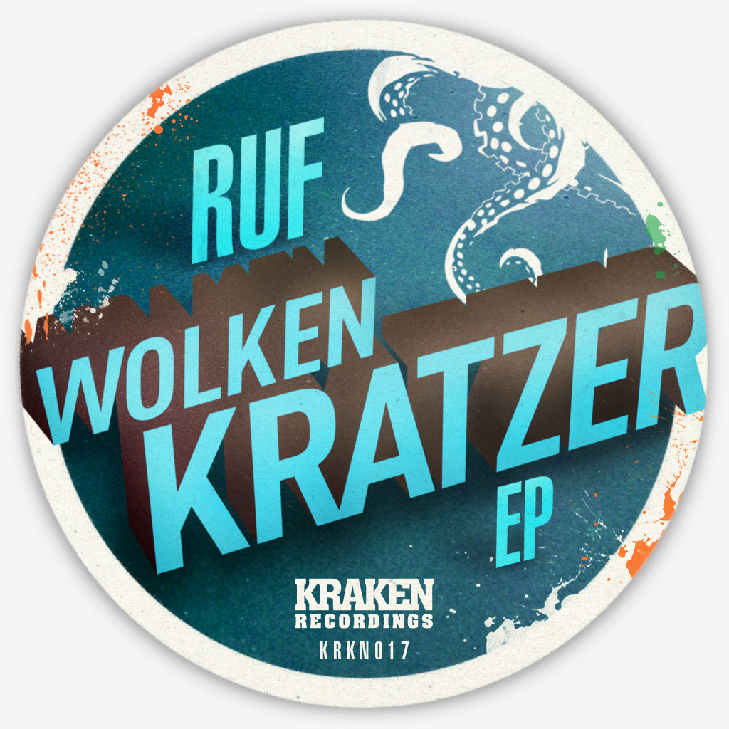 Kraken recordings label design rad