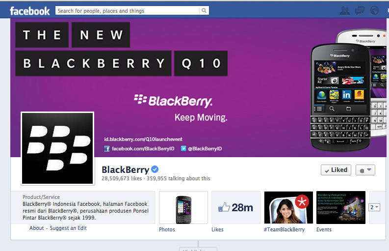 blackberry indonesia jakarta q10 blackberry q10 rim Blackberry Z10 facebook cover bbm