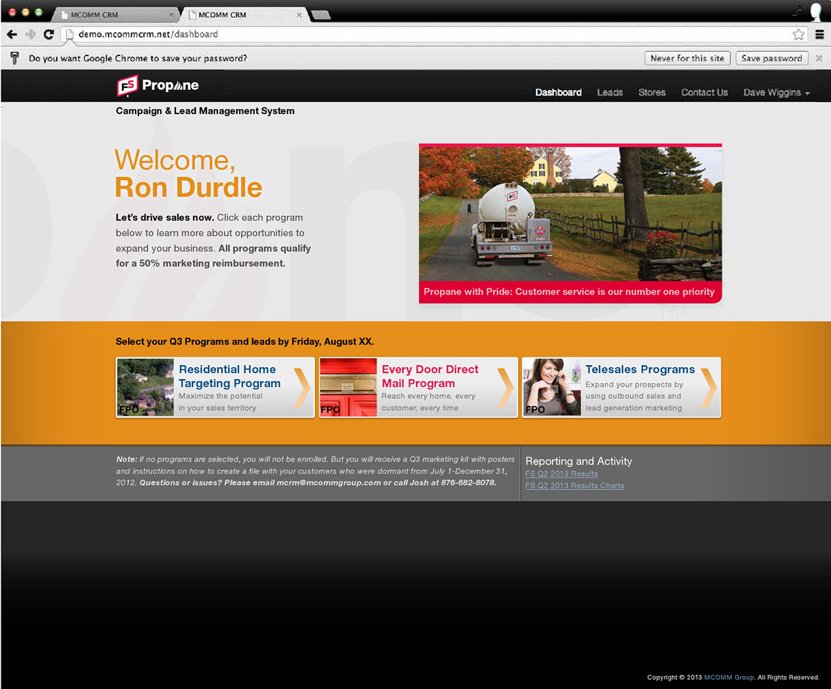 Website CRM corporate website campaign microsite banner ads Dealer Locator