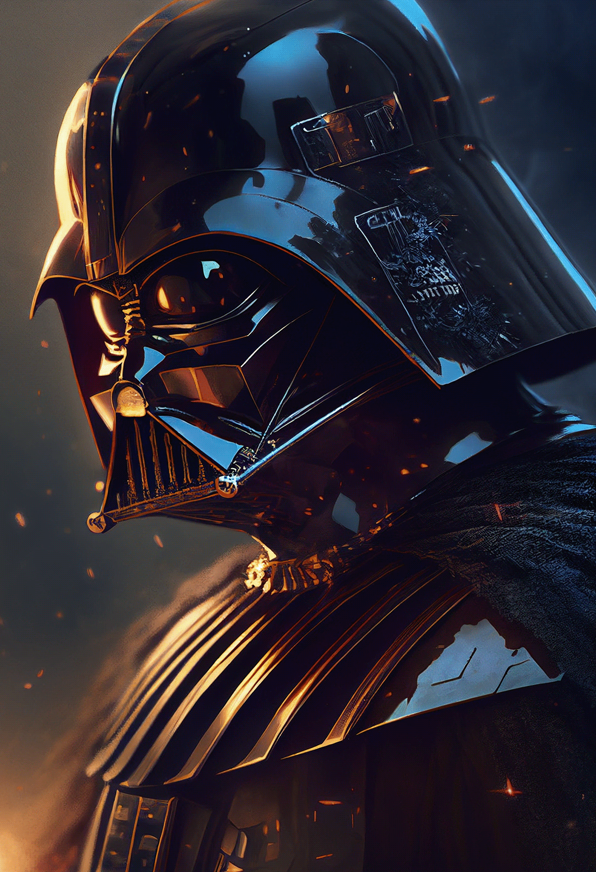 ai aiart artwork concept art darth vader Digital Art  digital illustration Fan Art midjourney star wars