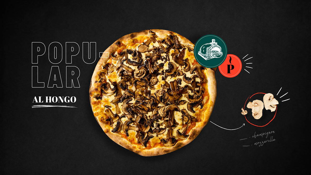 brand identity cordoba design identidad Keyvisual logo Pizza pizzaria popular
