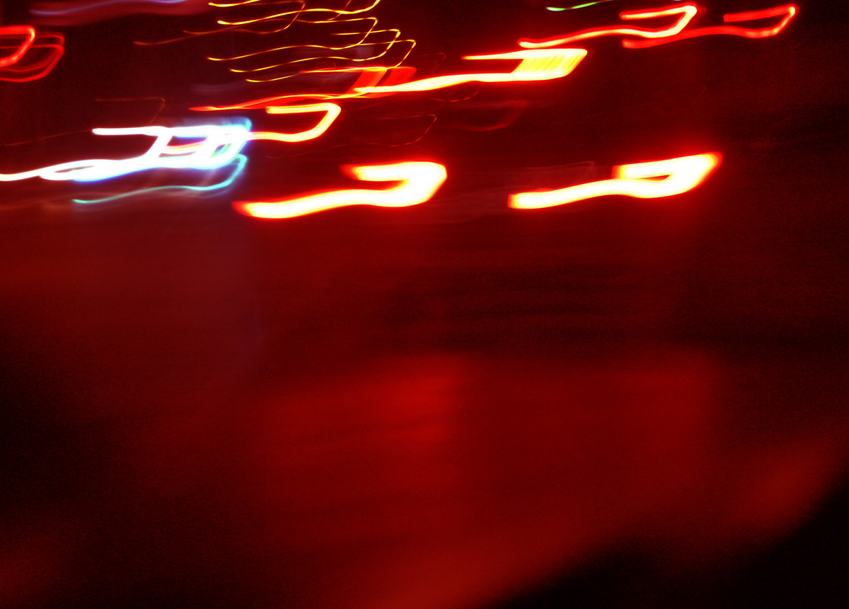 Photography  moment exposition Flash light trace transience red Street cityscape