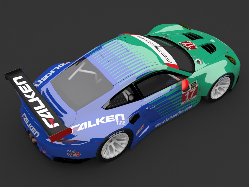 Porsche RSR falken GTLM tudor IMSA endurance racing