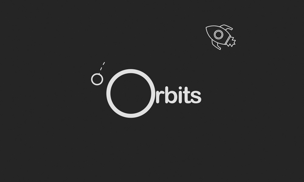 Orbit universe Space  motion graphics infographics design crowdsourcing Platform online Collaboration metaphor visual experience rockets Planets