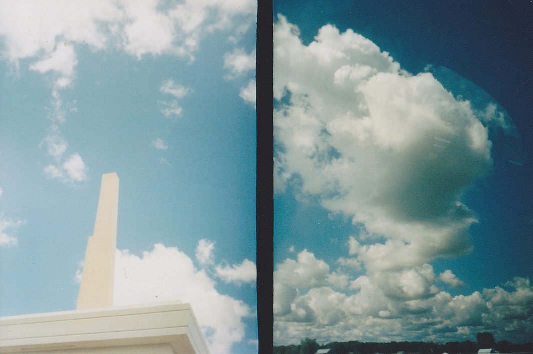 color film color diptych art Two candid