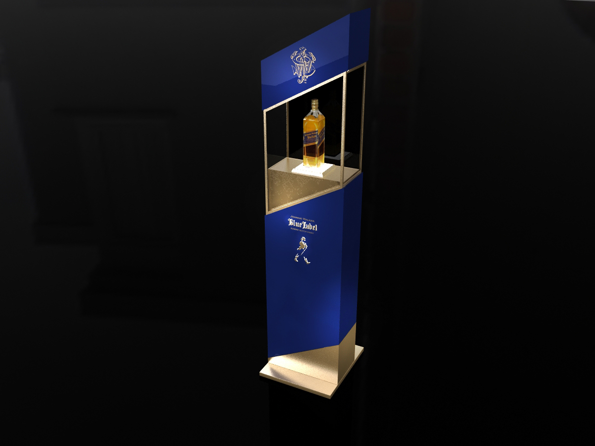 J&B Platinum ciroc Gold Label blue label Stand Display bar design Premium stand