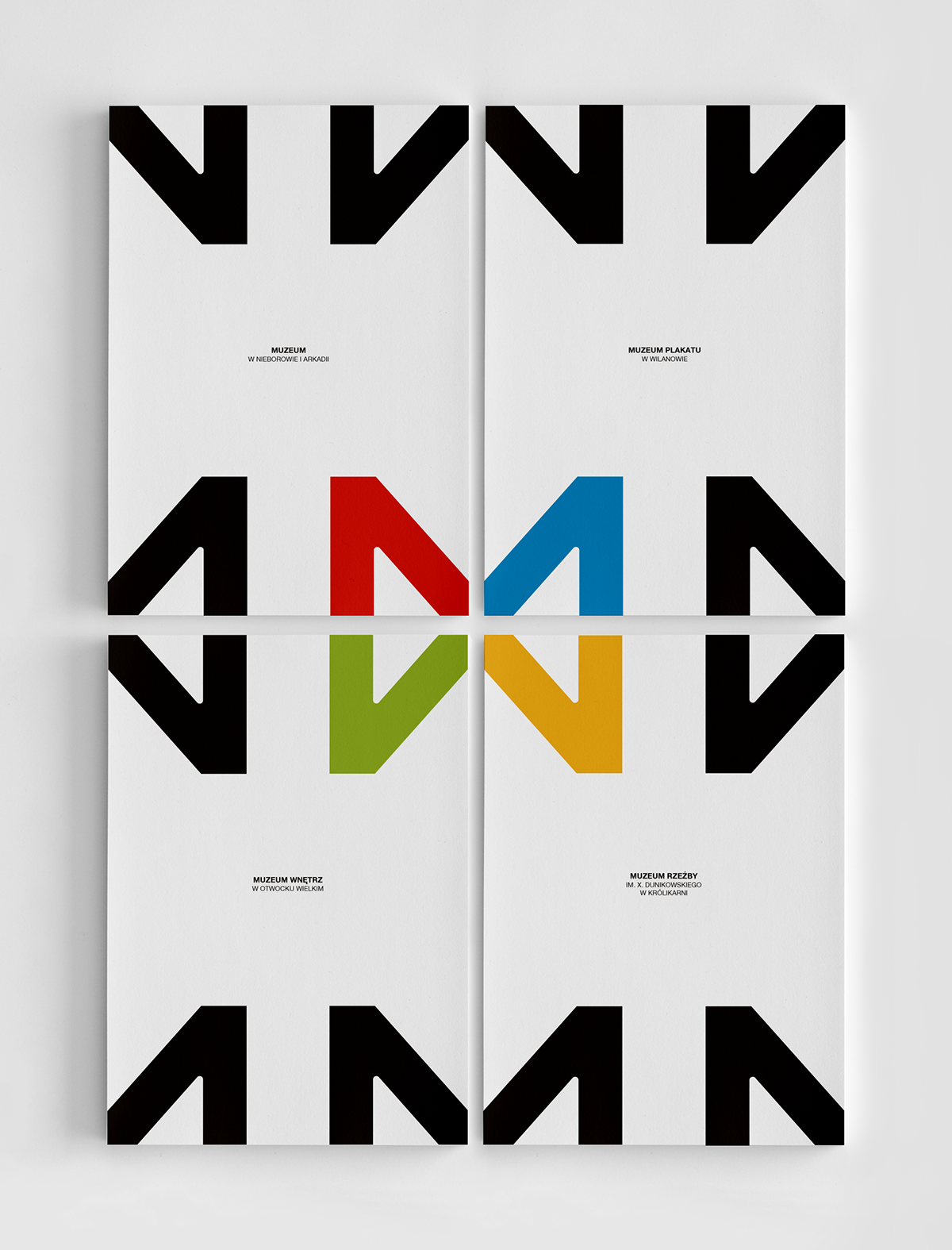warsaw poland mnw national culture print poster identity national institution branches visual ID Corporate Identity DAWID CMOK katowice silesia