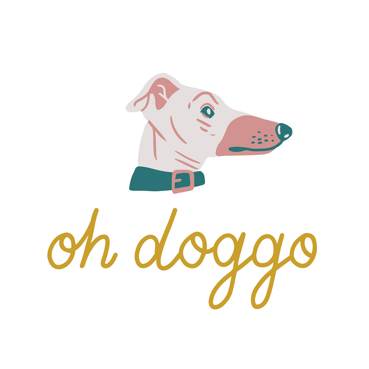Brand Illustrations dog illustrations dogs ILLUSTRATION  oh doggo sophie potter