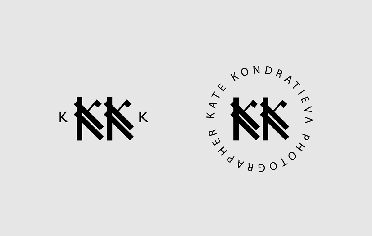 identity branding  kondratieva photographer Kyiv graphic design  contemporary Logotype visual language Photography 