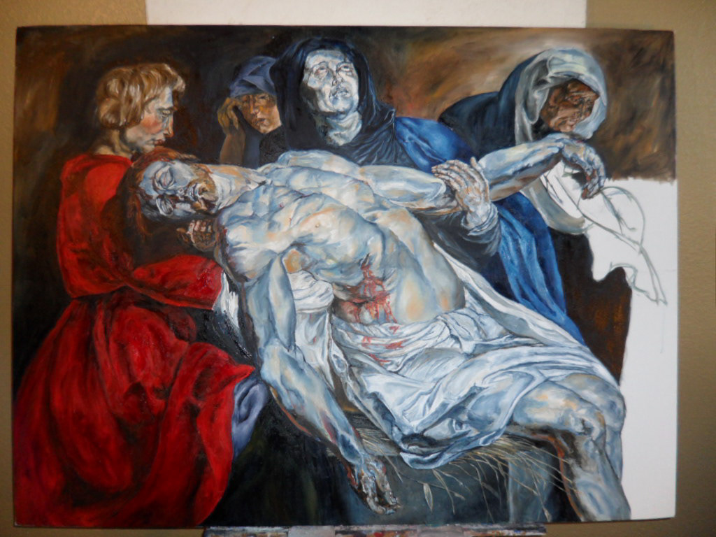 Peter Paul Rubens The Entombment religous jesus fine art seventeenth-century