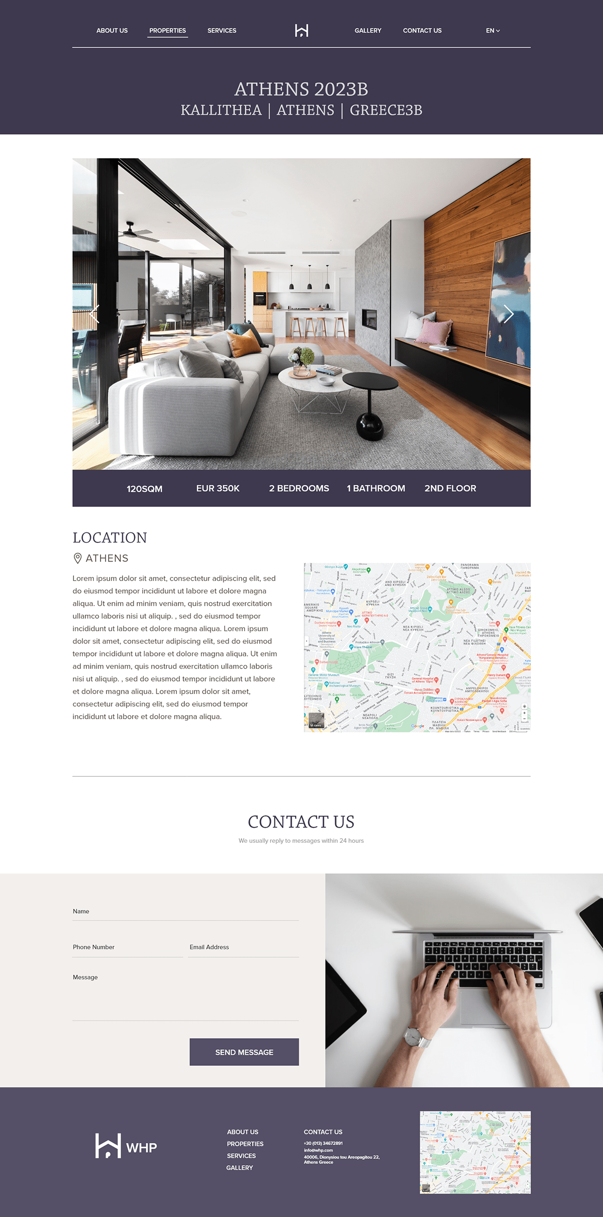 real estate UX design Website Website Design
