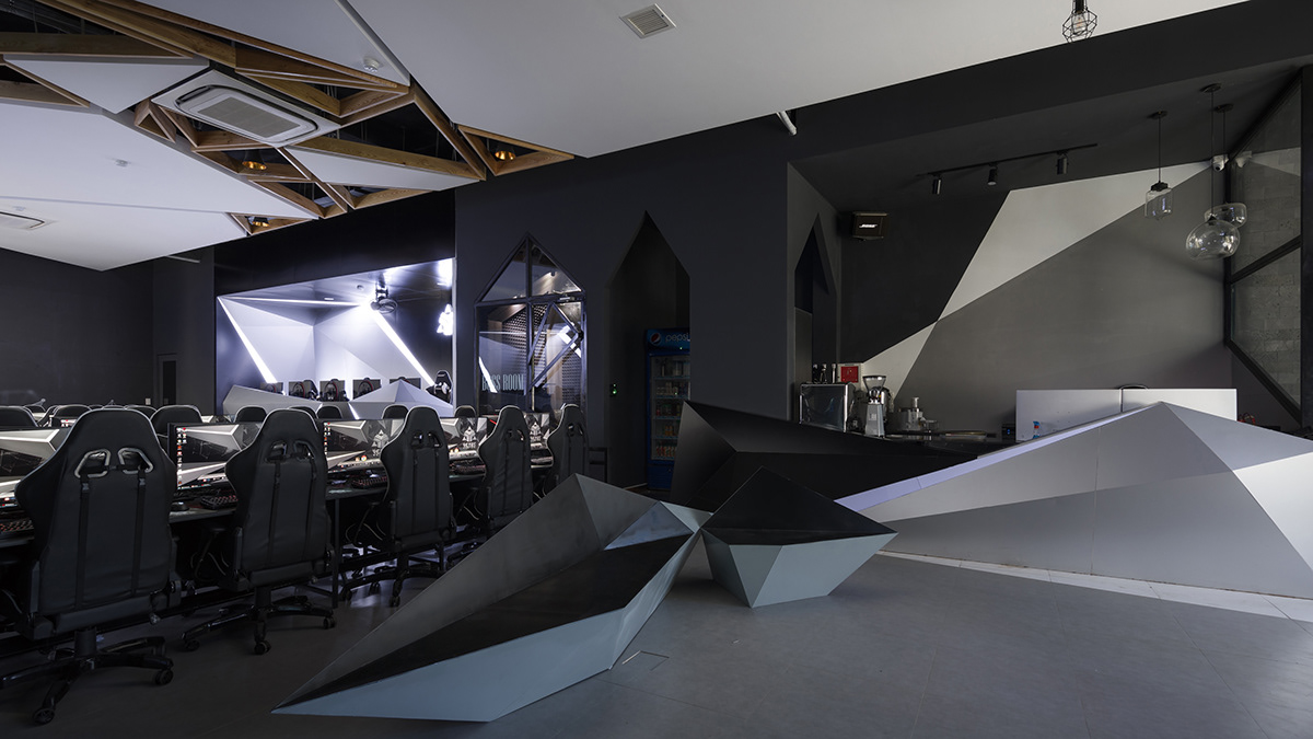 architecture Cyber Games esports gaming center interior design  venus