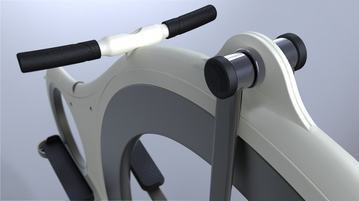 3TO1 sports concept fitness device exercise bike Rower elliptic bike michael imbert