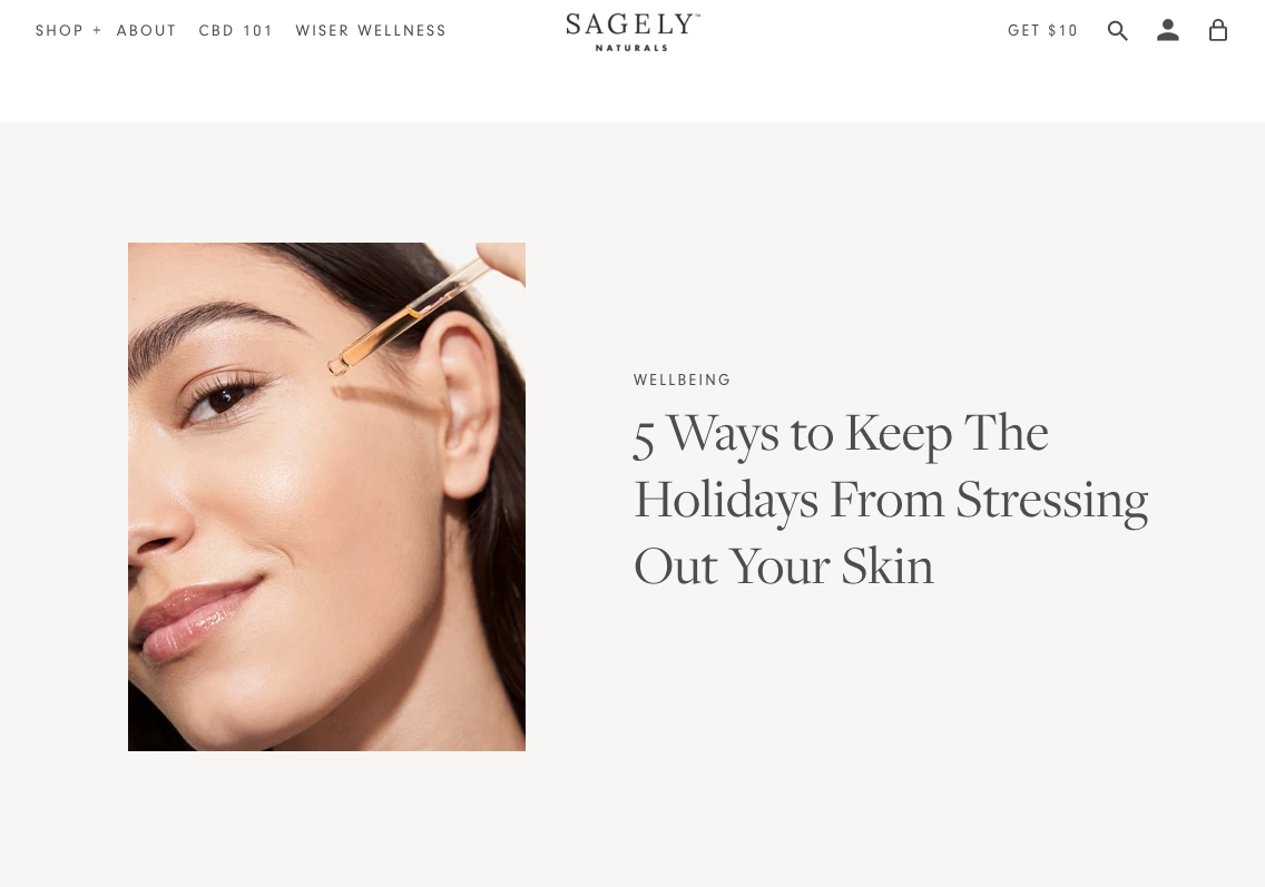sagely cosmetics woman skincare cream CBD beauty skin Health skincareproducts