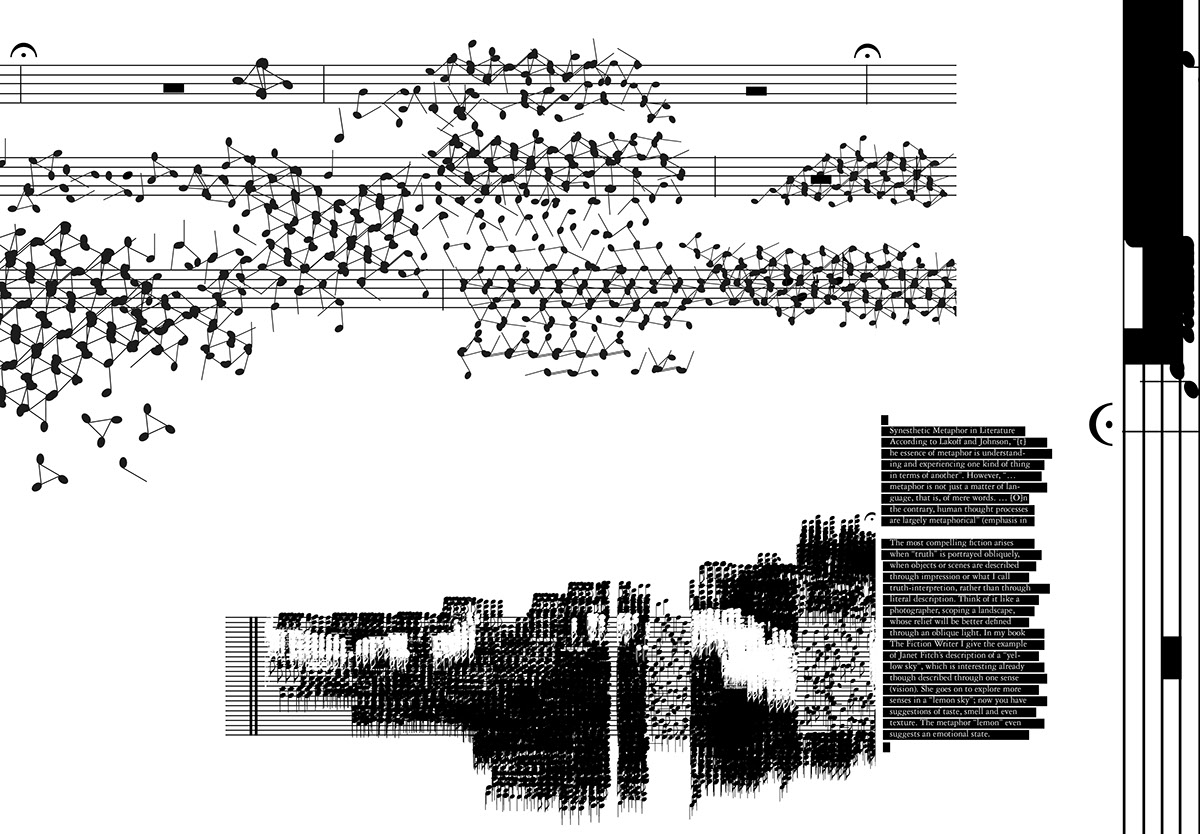 magzine synethesia Visual Music Space  Typgraphy