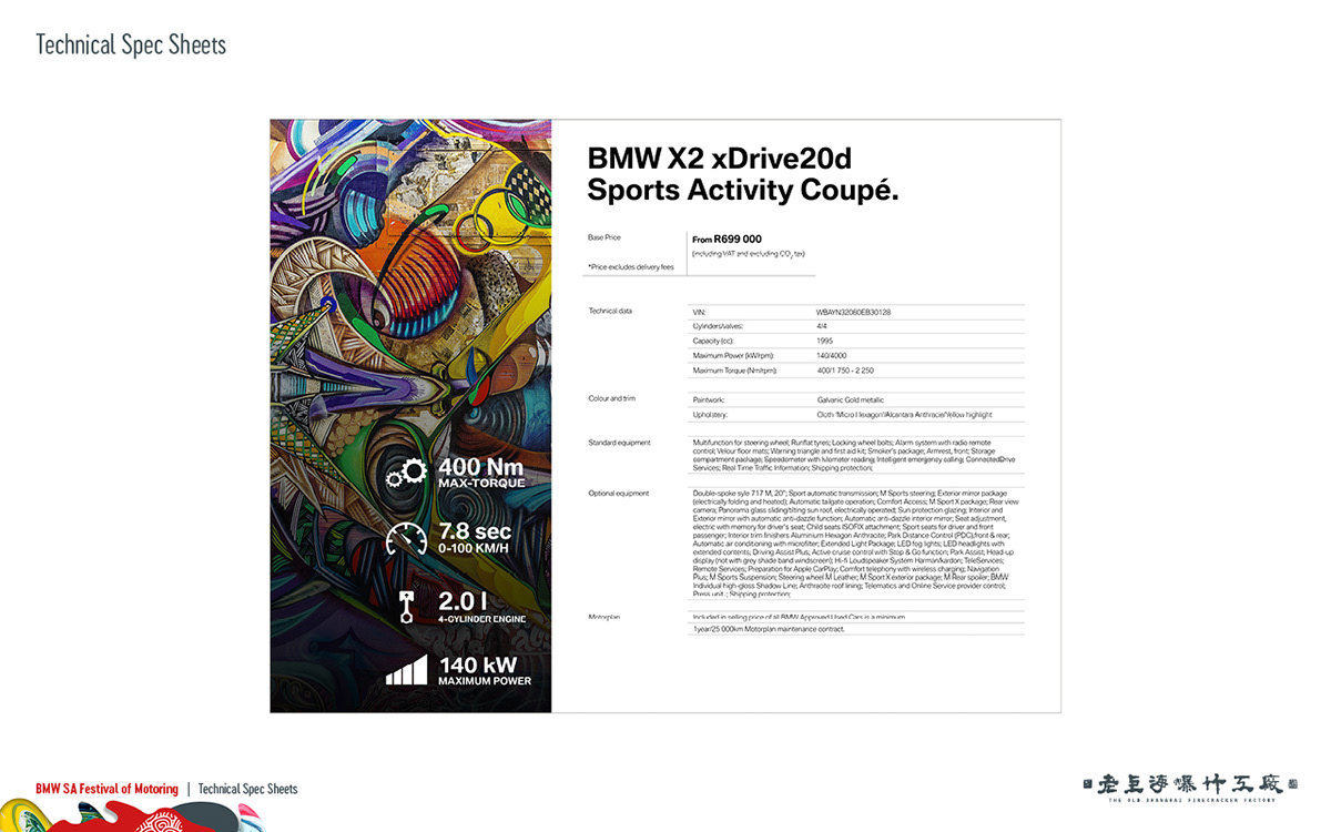 BMW BMW SA technical spec sheet festival of motoring kyalami racetrack