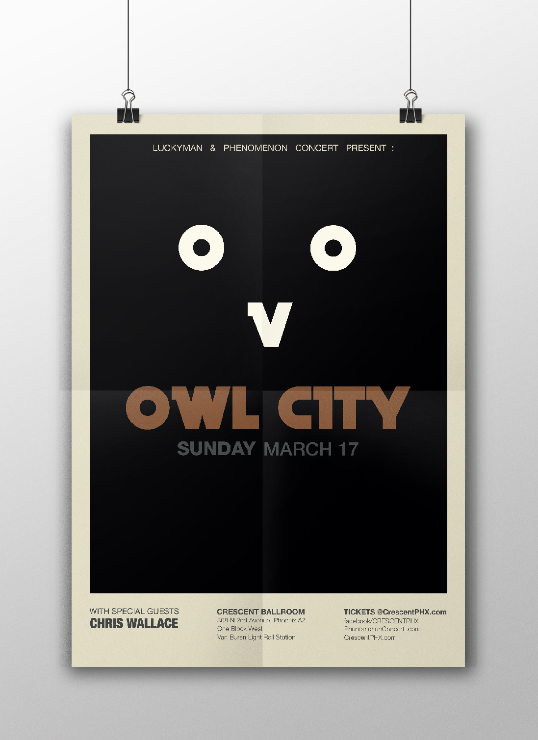 owl city concert poster