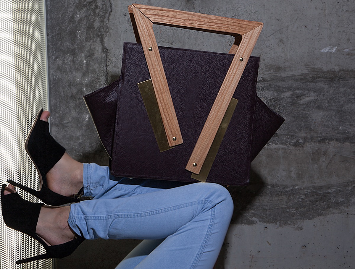 handbag Fashion  accessories accessory design wood metal