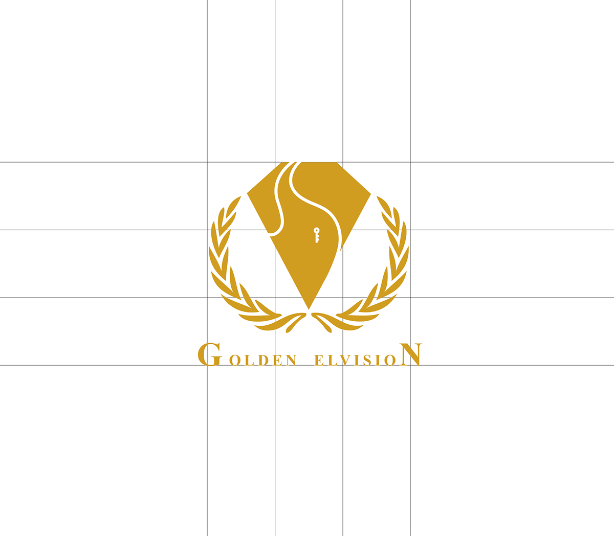 golden elephant Education logo graphic business