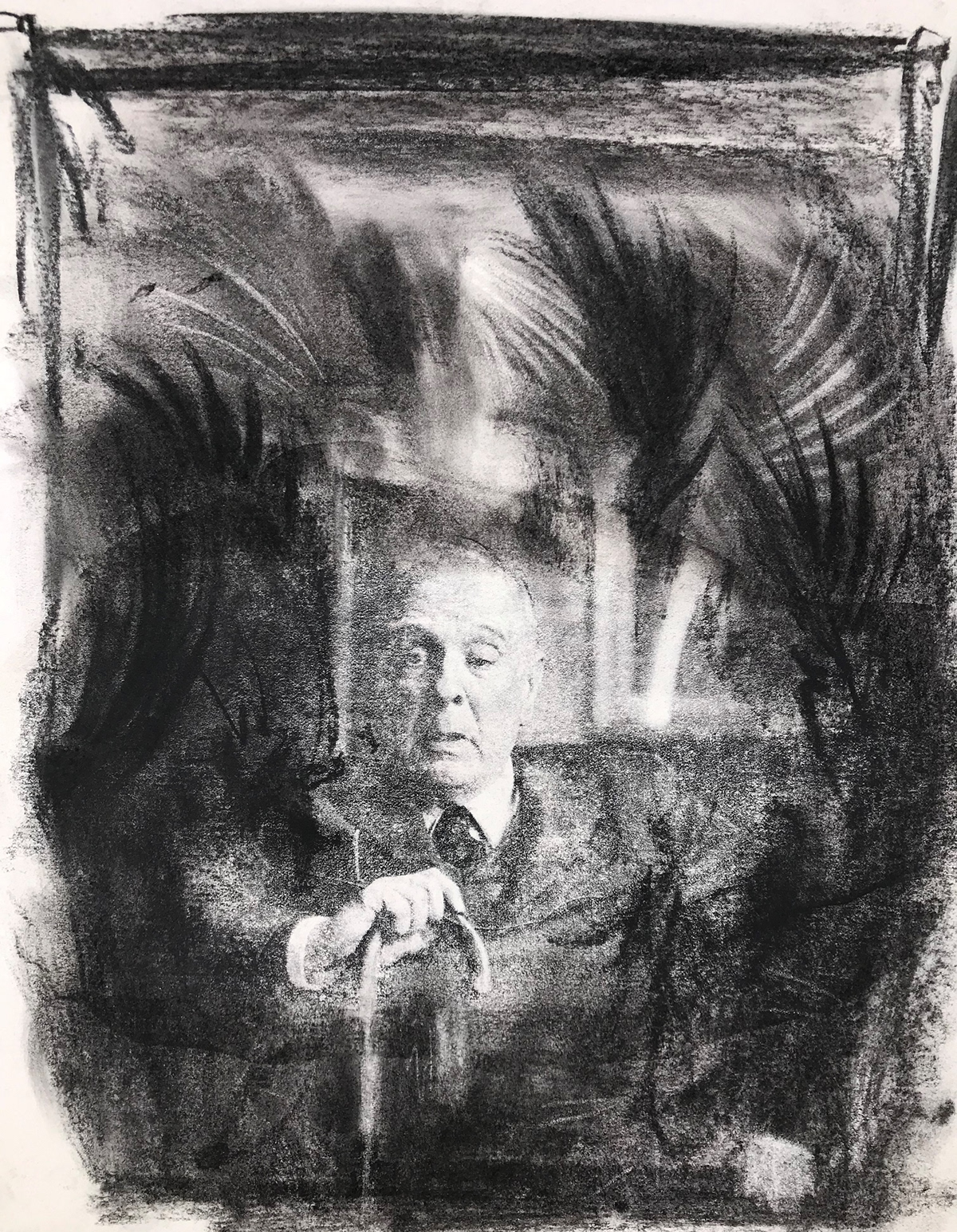 Kipakolás artwork charcoal Drawing  portrait sketch