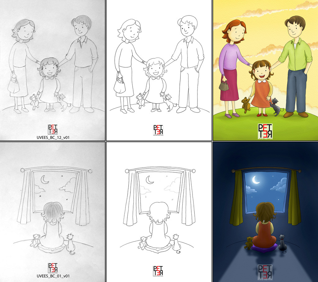 children's book  dibujo  digital  draw ilustracion  sketch  pencil  esbozo  personajes educational