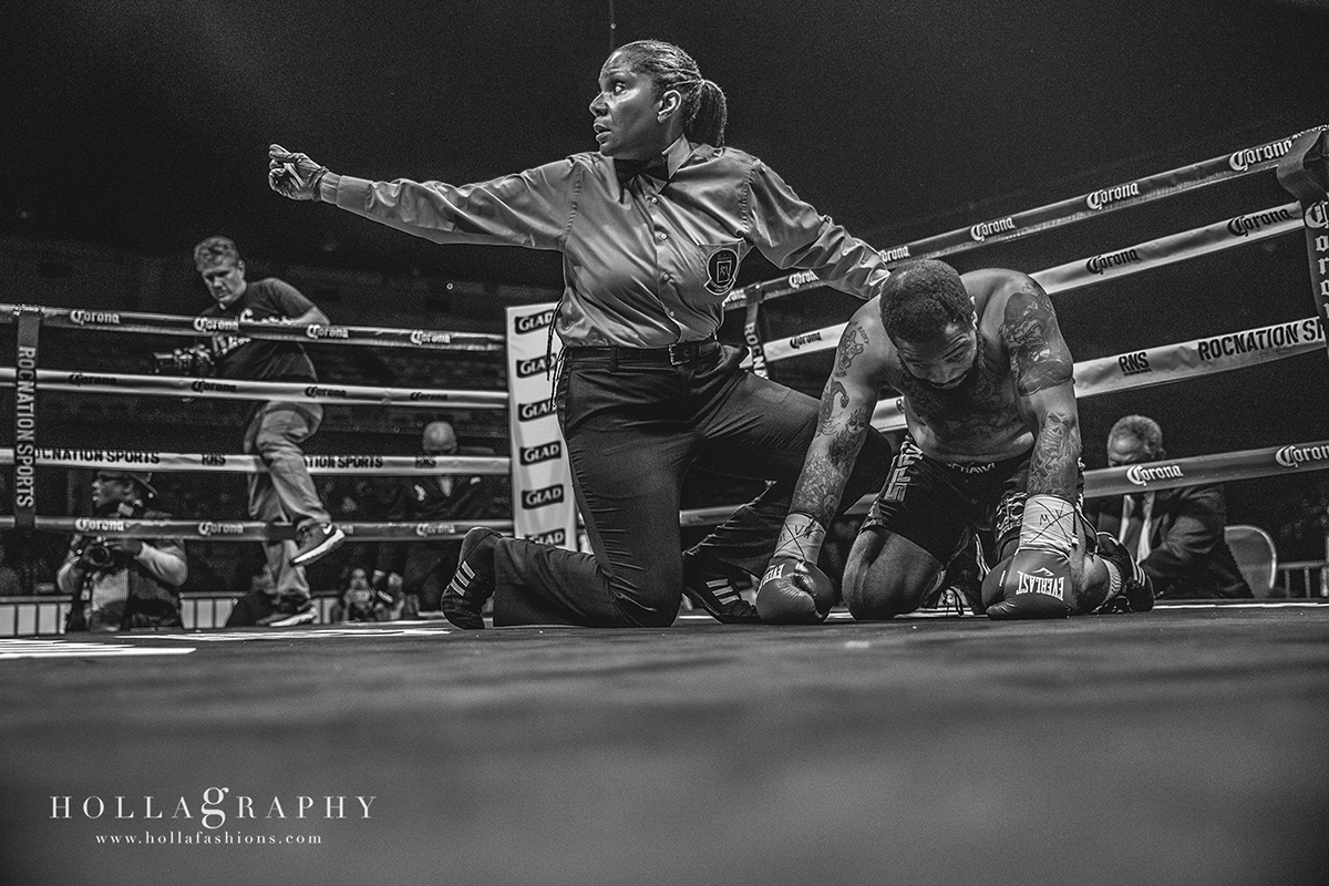 Boxing sports athletes roc nation Roc Nation Sports photographer Hollagraphy black and white HDR detail