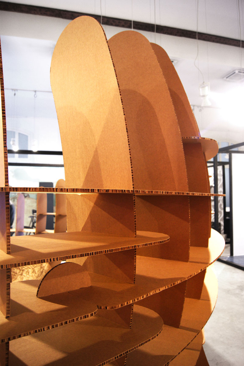 Recyclable Planet giancarlo zema cardboard exhibition cardboard design cardboard furniture