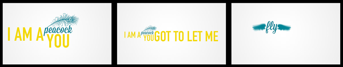 after effects Ae after effects motion graphics kinetic type kinetic typography text peacock MoGraph quote other