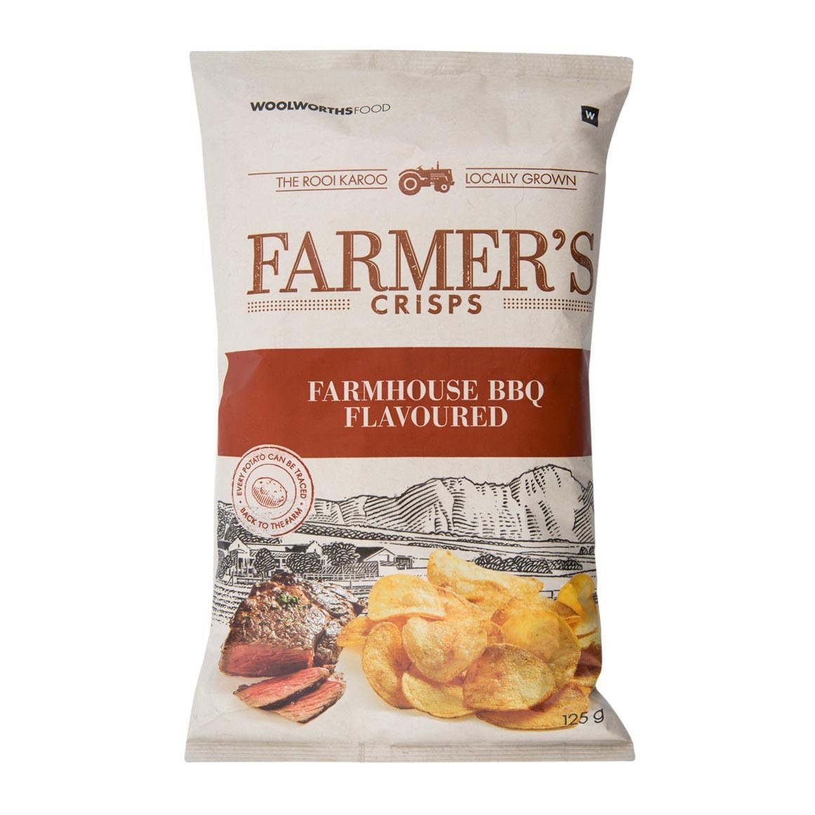 Packaging CRISPS chips farm farmstyle ILLUSTRATION  potato Rooi Karoo locally grown design