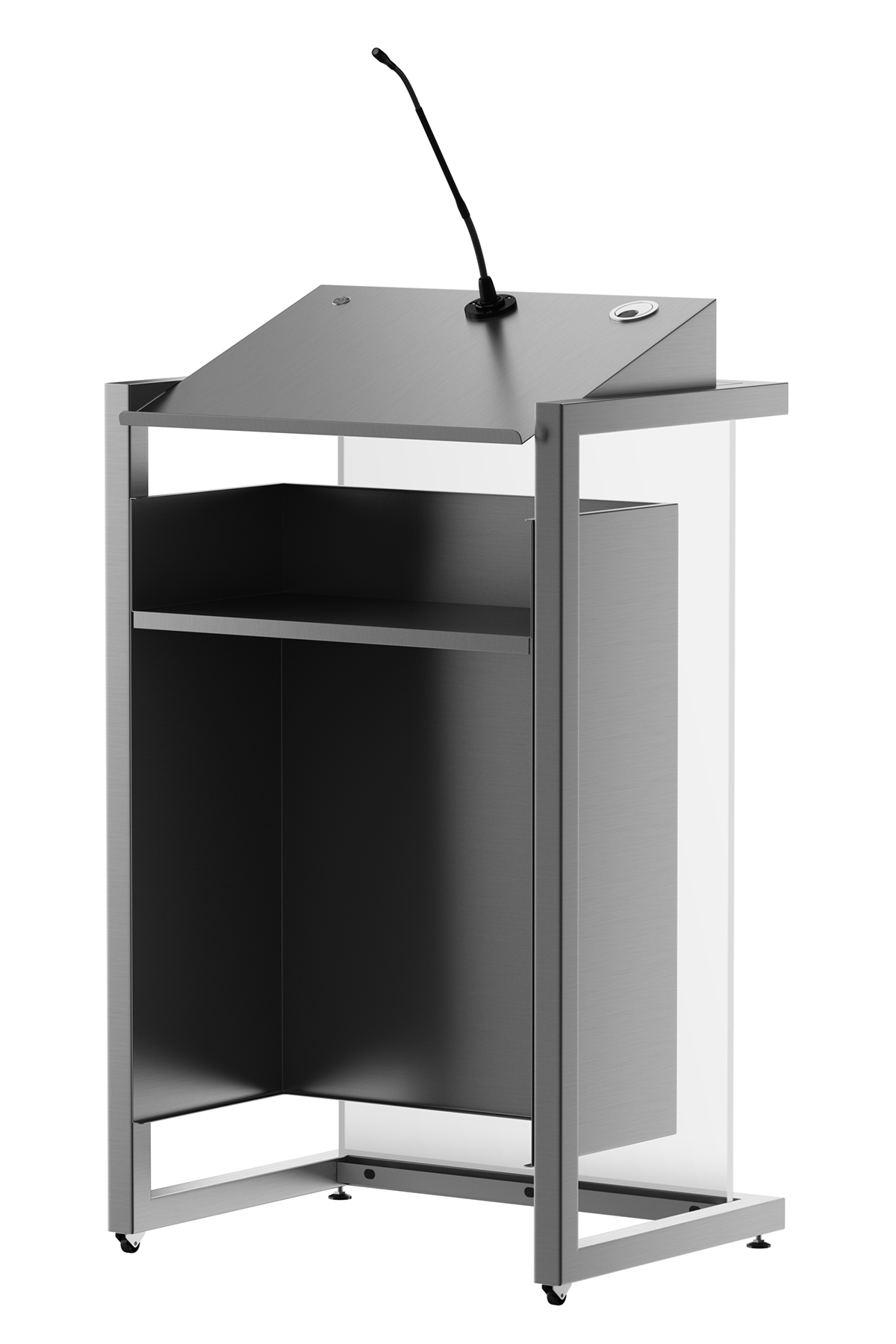 stainless steel lectern stainless steel podium lectern Presentation desk conference furniture