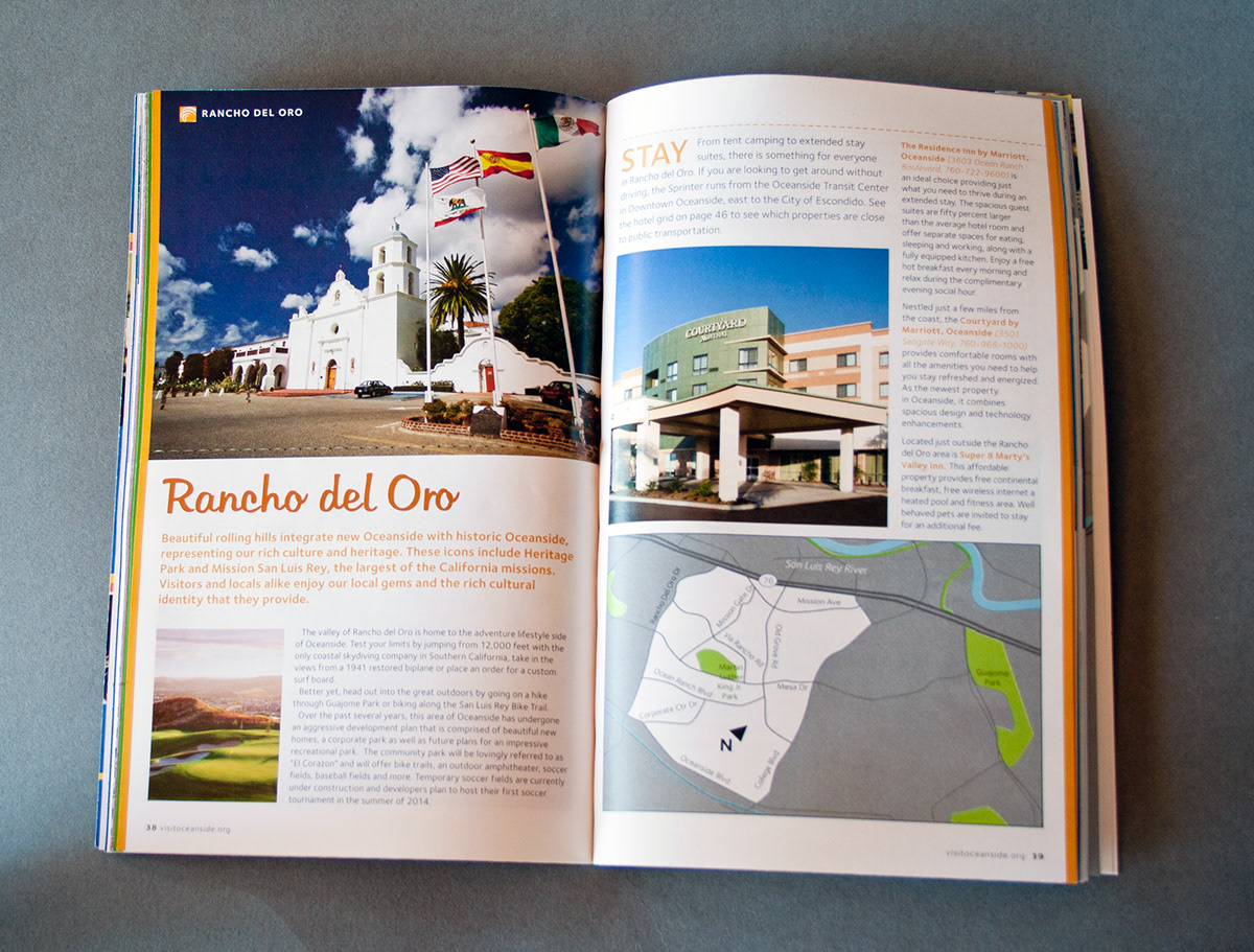 city of oceanside Visitors Guide maps