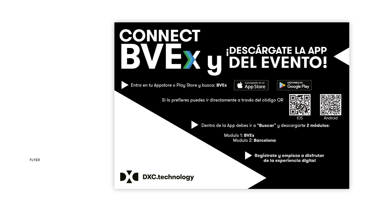 branding  art direction  app flyer banner dxc technology black social Events