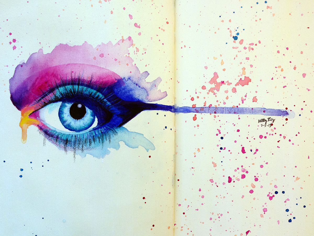 Art journal mixed media zentangle sketch experiment watercolor