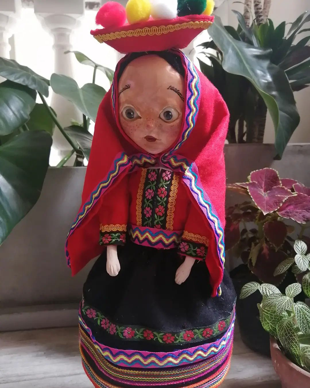 Andean Andes Mountains Artdoll doll Folklore handmade muñeca peru peruvian