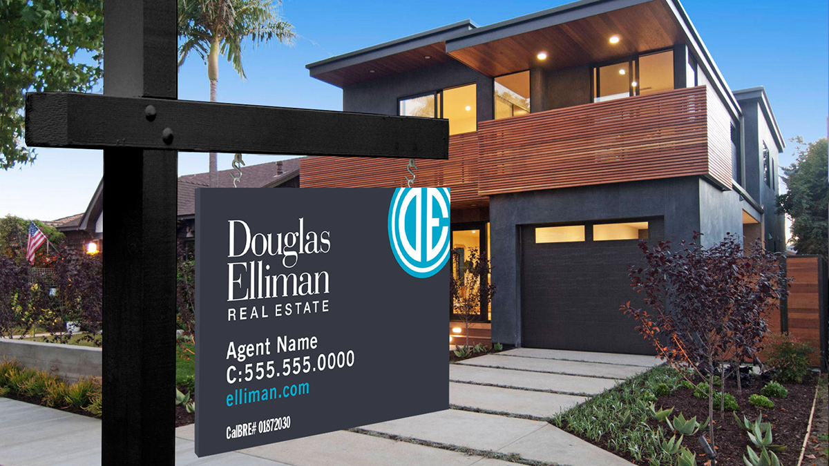 Adobe Portfolio Douglas Elliman graphic design  Logo Design OOH real estate Signage