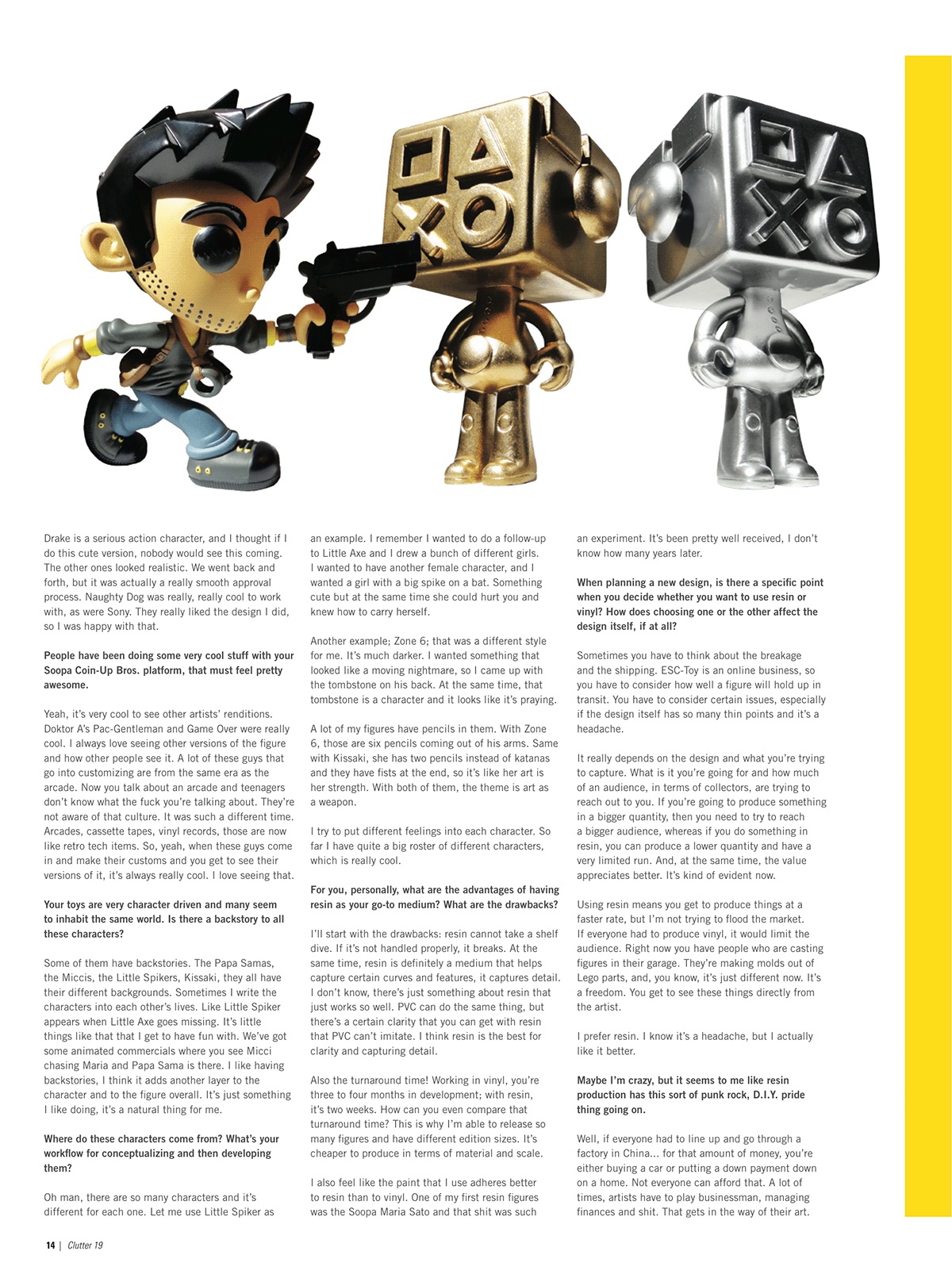 erick scarecrow artist interview interview clutter magazine esc toy esc-toy esctoy