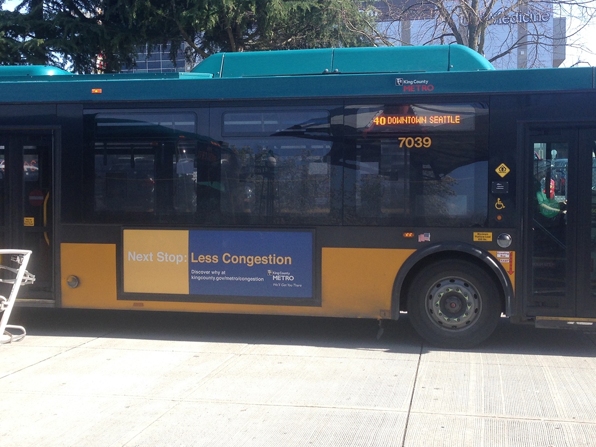 King County Metro buss billboards bussboards