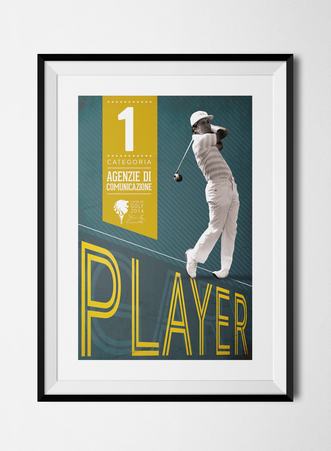Lions golf TBWA poster Awards sport tiger woods frame Pasquinelli pedrazzini Cannes canneslions integer