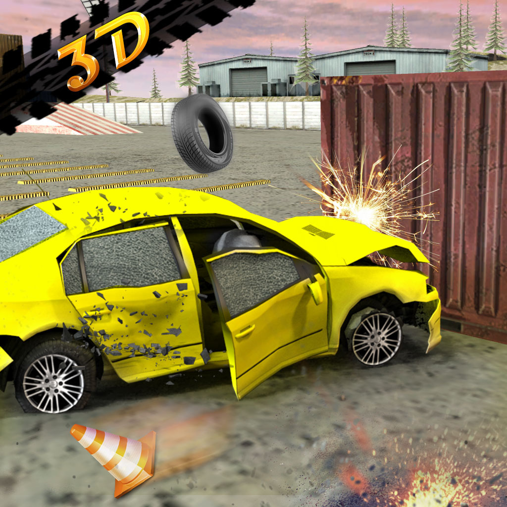 Deforming car crash