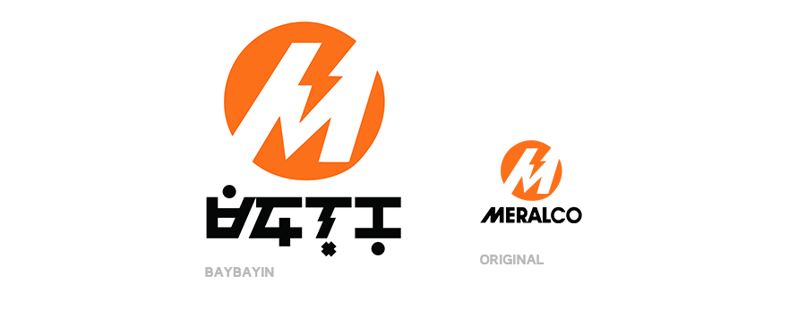 Baybayin brand logo typography   translation design type font identity