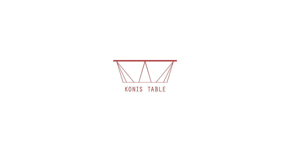 table steel Konis concrete award metal industrial kourasanit