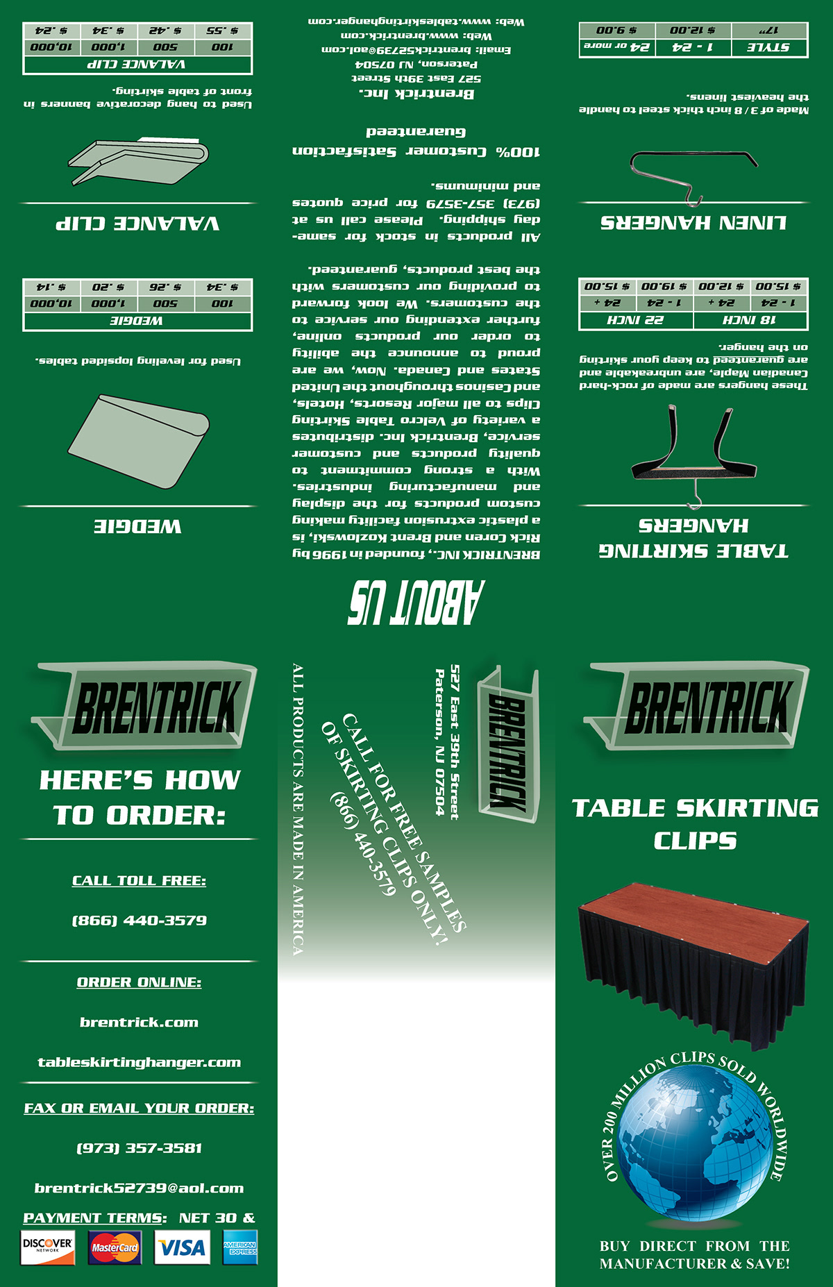 TriFolds brochures