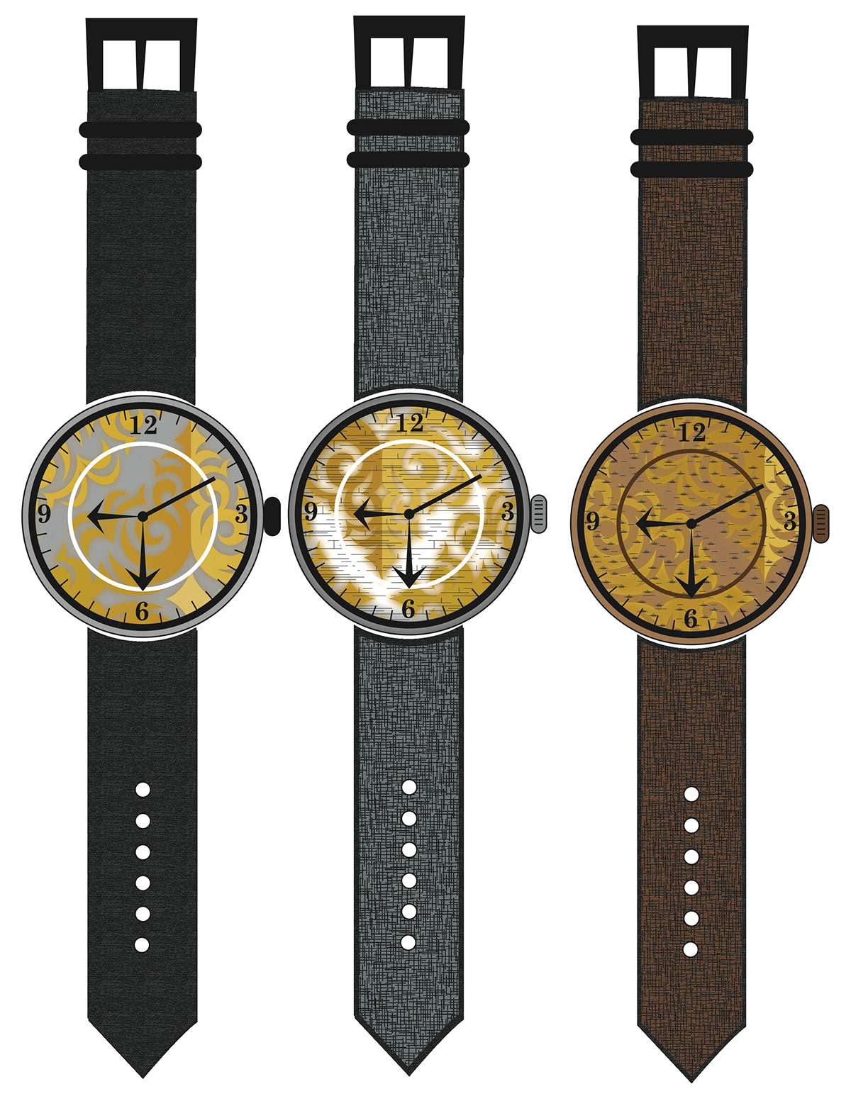 watch Watches Project design straps clock time movement