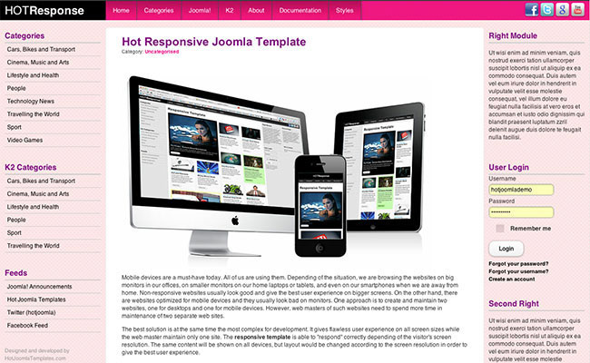 joomla template wordpress theme joomla wordpress Responsive masonry  