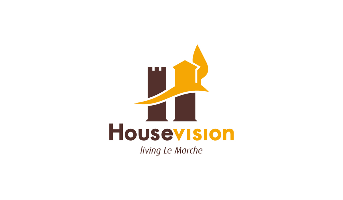 real estate Immobiliare marche logo house dream house