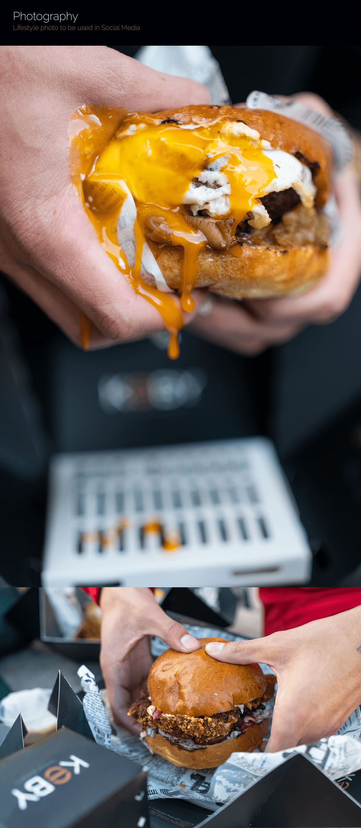 barcelona Burgers comida rápida delivery Fast food Fries Hamburguesa koby Packaging pick up