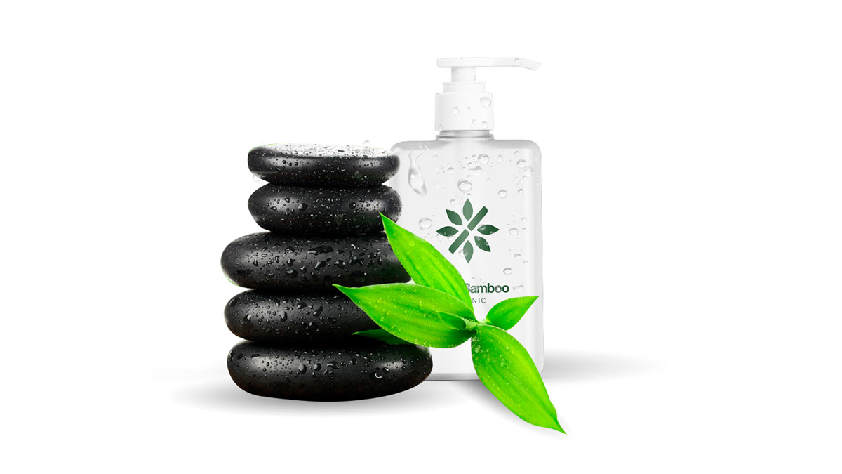 bamboo branding  brands clean green leaf Logotype Minimalism Nature soap
